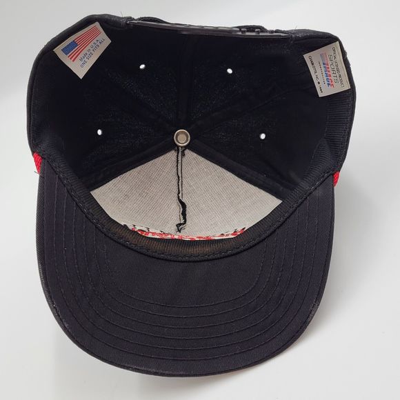 VTG Sports Image 1991 NASCAR Goodwrench 200 Racing At The Rock Snapback Hat USA - Picture 6 of 11